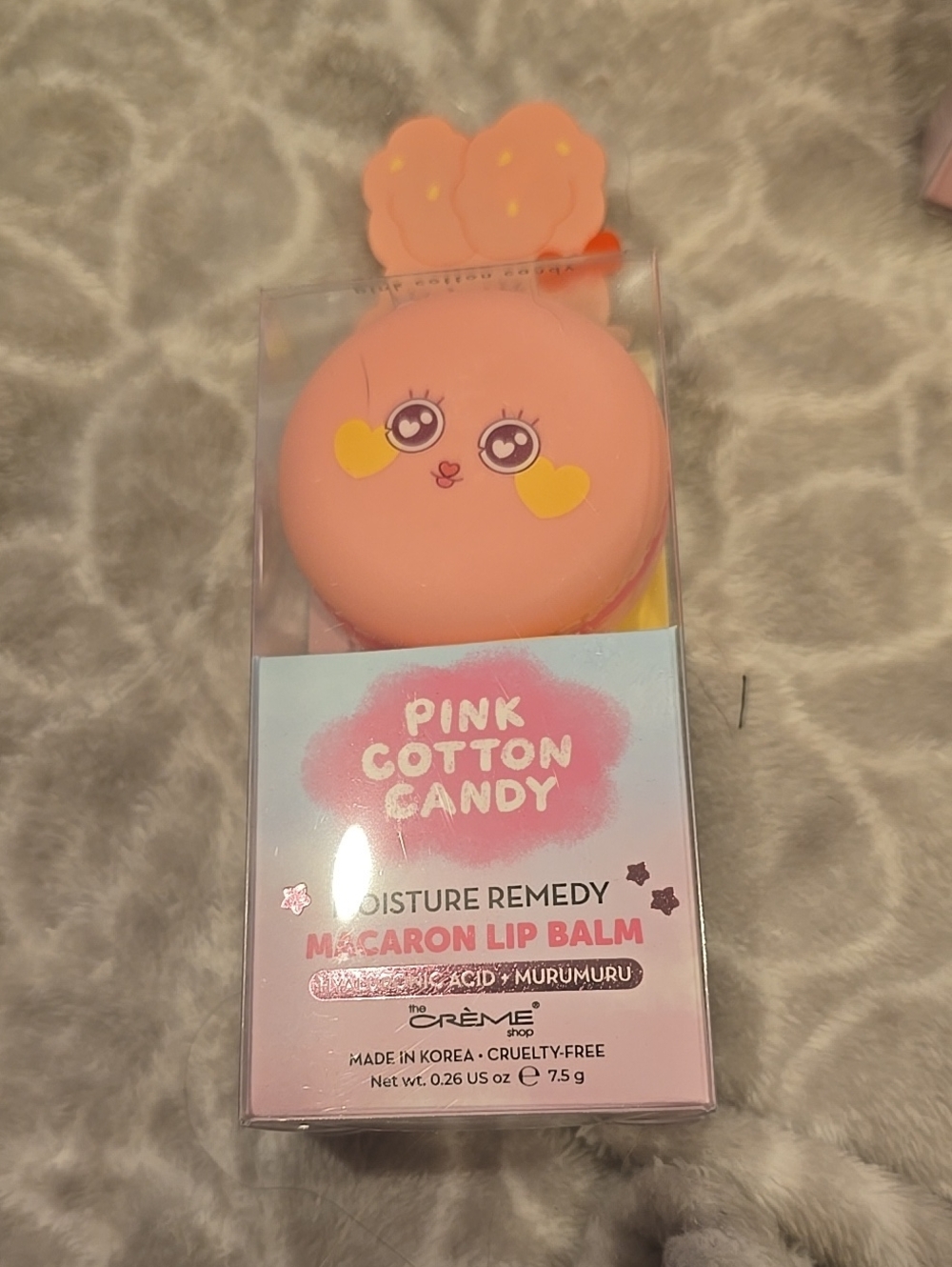 ❤️5/$25 New Creme Pink Cute Macaron Lip Balm
